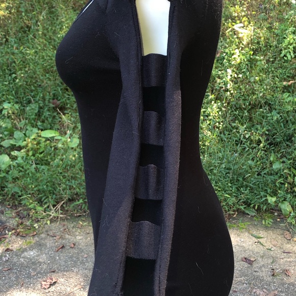 🆕Derek Heart SEXY black dress cold shoulder/arms - Picture 4 of 15